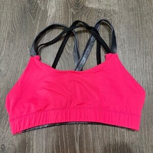 Champion Pink and Grey DuoDry Strappy Sports Bra